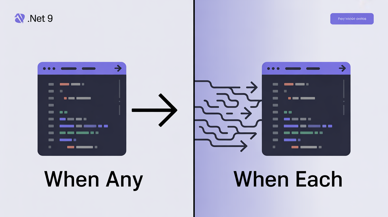 Task.WhenAny vs Task.WhenEach: Nouveautés .NET 9